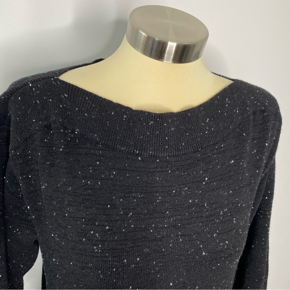 Lou & Grey Speckled Midi Sweater Dress Pockets - Picture 11 of 12